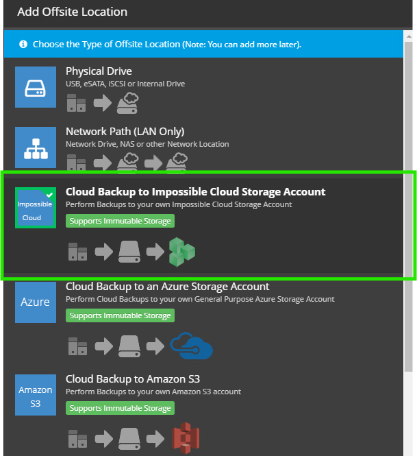 How to Integrate Hornetsecurity VM Backup with Impossible Cloud Storage